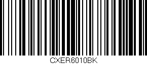 Código de barras (EAN, GTIN, SKU, ISBN): 'CXER6010BK'