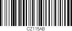 Código de barras (EAN, GTIN, SKU, ISBN): 'CZ115AB'