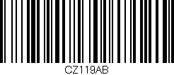Código de barras (EAN, GTIN, SKU, ISBN): 'CZ119AB'