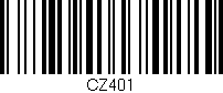 Código de barras (EAN, GTIN, SKU, ISBN): 'CZ401'