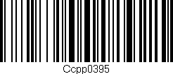Código de barras (EAN, GTIN, SKU, ISBN): 'Ccpp0395'
