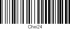 Código de barras (EAN, GTIN, SKU, ISBN): 'Chei24'