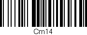 Código de barras (EAN, GTIN, SKU, ISBN): 'Cm14'