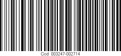 Código de barras (EAN, GTIN, SKU, ISBN): 'Cód:003247-002714'