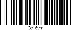 Código de barras (EAN, GTIN, SKU, ISBN): 'Cs16vm'