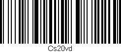 Código de barras (EAN, GTIN, SKU, ISBN): 'Cs20vd'