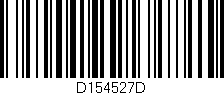 Código de barras (EAN, GTIN, SKU, ISBN): 'D154527D'