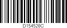 Código de barras (EAN, GTIN, SKU, ISBN): 'D154528C'