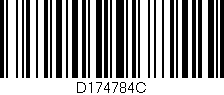 Código de barras (EAN, GTIN, SKU, ISBN): 'D174784C'