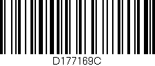 Código de barras (EAN, GTIN, SKU, ISBN): 'D177169C'