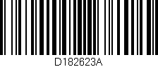 Código de barras (EAN, GTIN, SKU, ISBN): 'D182623A'