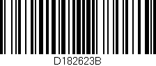 Código de barras (EAN, GTIN, SKU, ISBN): 'D182623B'