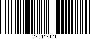 Código de barras (EAN, GTIN, SKU, ISBN): 'DAL1173-18'
