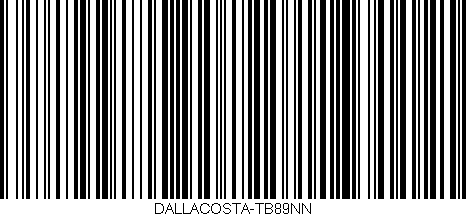 Código de barras (EAN, GTIN, SKU, ISBN): 'DALLACOSTA-TB89NN'