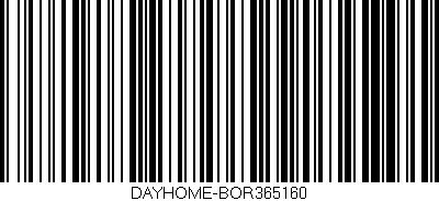 Código de barras (EAN, GTIN, SKU, ISBN): 'DAYHOME-BOR365160'