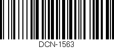 Código de barras (EAN, GTIN, SKU, ISBN): 'DCN-1563'