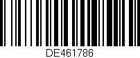 Código de barras (EAN, GTIN, SKU, ISBN): 'DE461786'