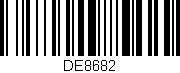 Código de barras (EAN, GTIN, SKU, ISBN): 'DE8682'