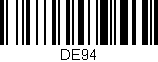 Código de barras (EAN, GTIN, SKU, ISBN): 'DE94'