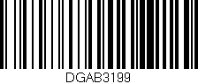 Código de barras (EAN, GTIN, SKU, ISBN): 'DGAB3199'