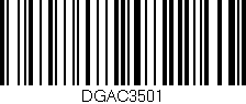 Código de barras (EAN, GTIN, SKU, ISBN): 'DGAC3501'