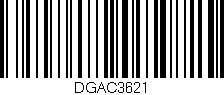 Código de barras (EAN, GTIN, SKU, ISBN): 'DGAC3621'