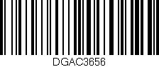 Código de barras (EAN, GTIN, SKU, ISBN): 'DGAC3656'