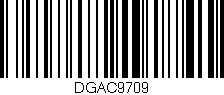 Código de barras (EAN, GTIN, SKU, ISBN): 'DGAC9709'