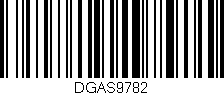 Código de barras (EAN, GTIN, SKU, ISBN): 'DGAS9782'
