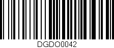 Código de barras (EAN, GTIN, SKU, ISBN): 'DGDO0042'