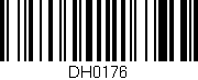 Código de barras (EAN, GTIN, SKU, ISBN): 'DH0176'
