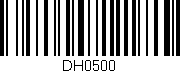 Código de barras (EAN, GTIN, SKU, ISBN): 'DH0500'