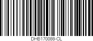 Código de barras (EAN, GTIN, SKU, ISBN): 'DHB170088-CL'