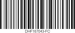 Código de barras (EAN, GTIN, SKU, ISBN): 'DHF167043-FC'