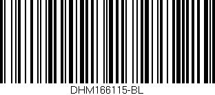 Código de barras (EAN, GTIN, SKU, ISBN): 'DHM166115-BL'