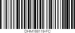 Código de barras (EAN, GTIN, SKU, ISBN): 'DHM168119-FC'