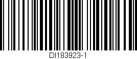Código de barras (EAN, GTIN, SKU, ISBN): 'DI183923-1'