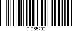 Código de barras (EAN, GTIN, SKU, ISBN): 'DID55792'