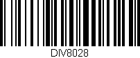 Código de barras (EAN, GTIN, SKU, ISBN): 'DIV8028'