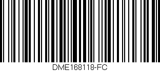 Código de barras (EAN, GTIN, SKU, ISBN): 'DME168118-FC'