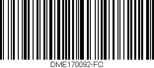Código de barras (EAN, GTIN, SKU, ISBN): 'DME170092-FC'