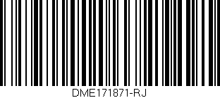 Código de barras (EAN, GTIN, SKU, ISBN): 'DME171871-RJ'