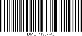 Código de barras (EAN, GTIN, SKU, ISBN): 'DME171987-AZ'
