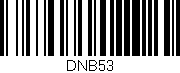 Código de barras (EAN, GTIN, SKU, ISBN): 'DNB53'