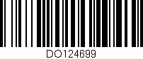 Código de barras (EAN, GTIN, SKU, ISBN): 'DO124699'