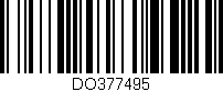 Código de barras (EAN, GTIN, SKU, ISBN): 'DO377495'