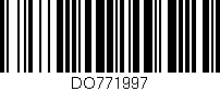 Código de barras (EAN, GTIN, SKU, ISBN): 'DO771997'