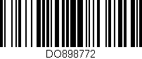 Código de barras (EAN, GTIN, SKU, ISBN): 'DO898772'