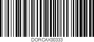Código de barras (EAN, GTIN, SKU, ISBN): 'DORCAX00333'