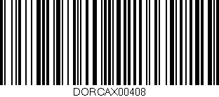 Código de barras (EAN, GTIN, SKU, ISBN): 'DORCAX00408'